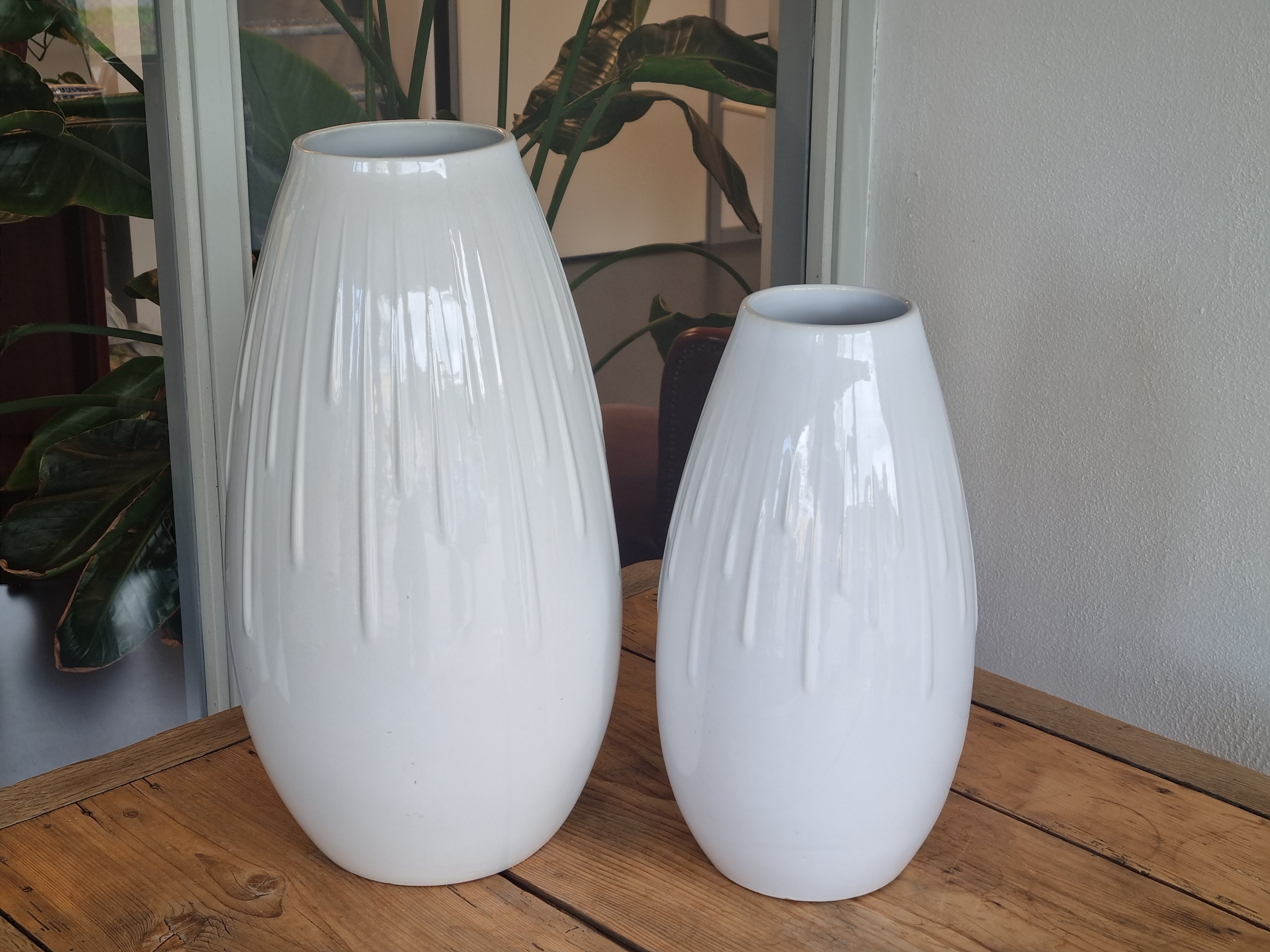 Regout Wim Visser set 2x Druppelvaas 41 cm en 51 cm