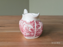 Engels rood English Ironstone Tableware EIT Schenkkannetje (kasteel)