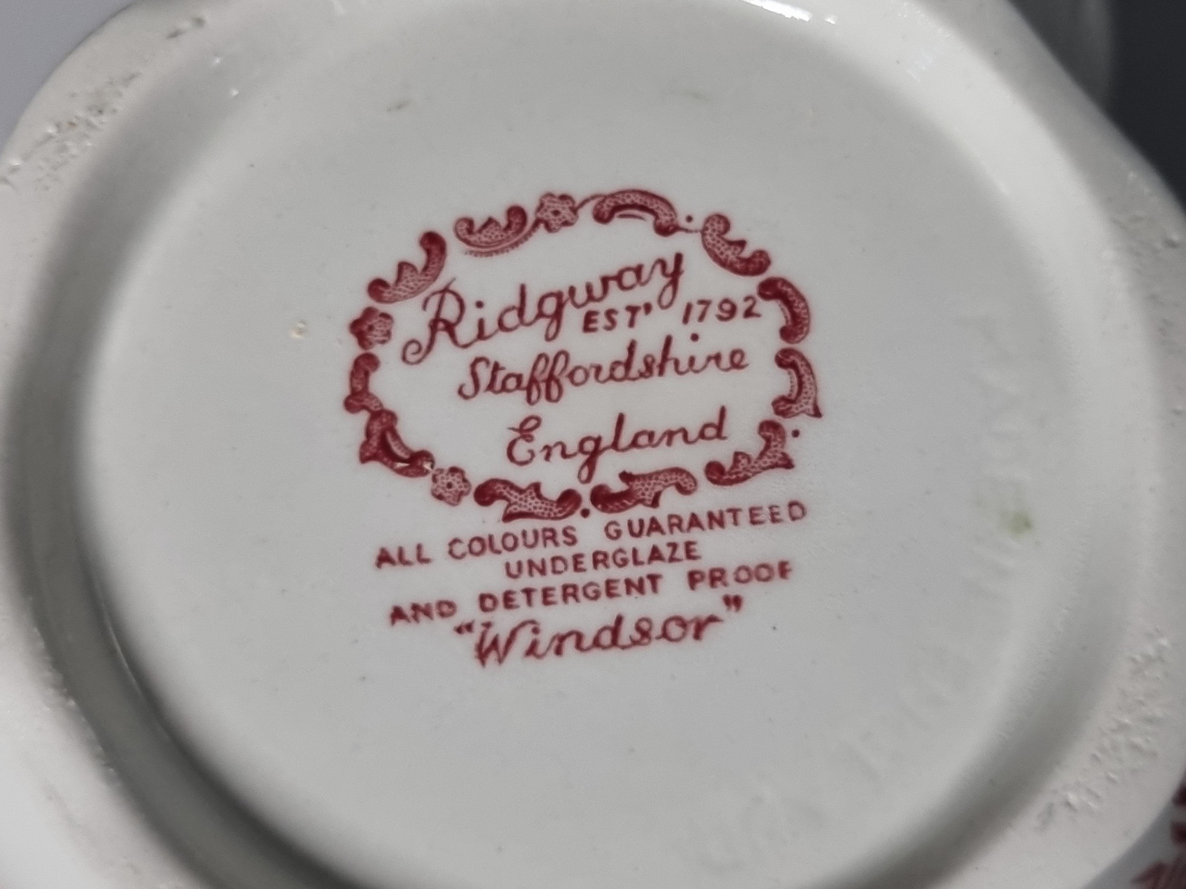 Engels rood Ridgway Windsor Theepot