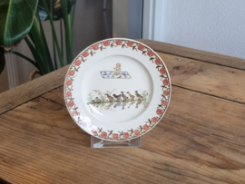 Frans Sarreguemines Enfants Kinderservies plat Bordje 12,3 cm (afb. eendjes)