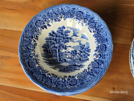 Engels blauw Grindley Country Style set 18 borden