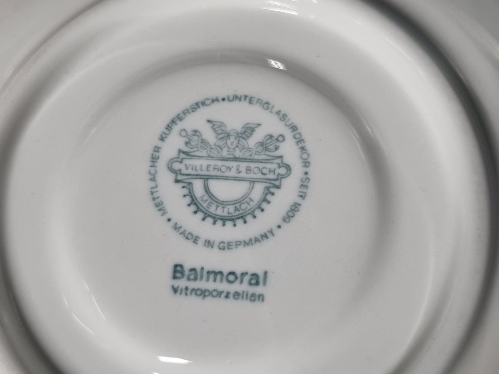 Villeroy en Boch Balmoral rood kop en schotel