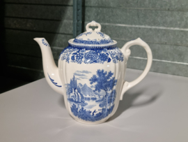 Villeroy en Boch Burgenland blauw Koffiepot Theepot nr. 3 ca. 1 liter