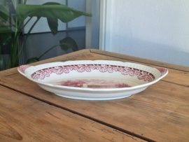 Boerenhoeve Rood Societe Ceramique Broodschaal (wit)