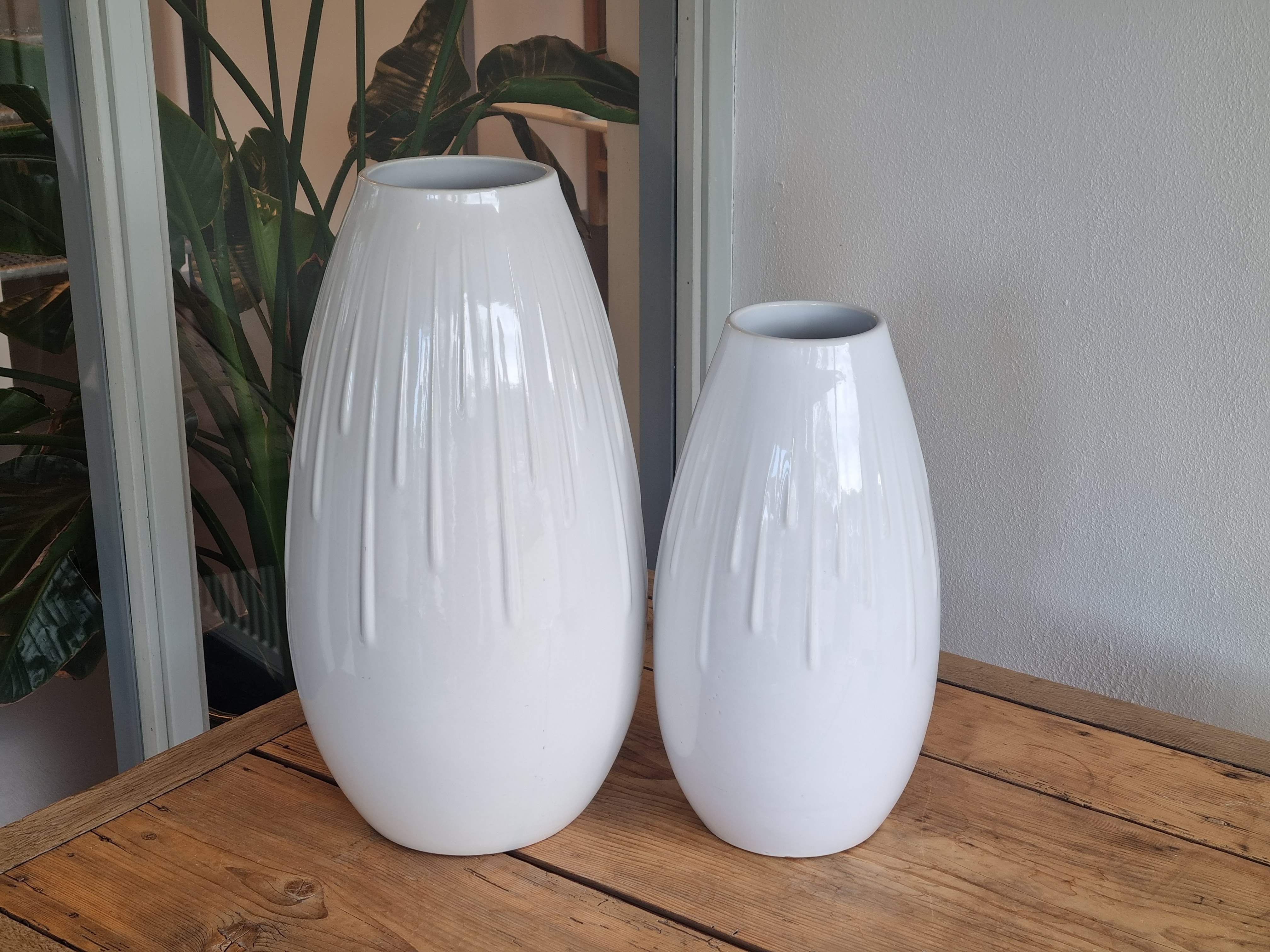Regout Wim Visser set 2x Druppelvaas 41 cm en 51 cm