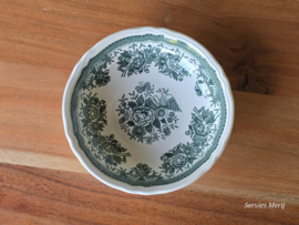 Villeroy en Boch Fasan groen rond schaaltje 12,5 cm