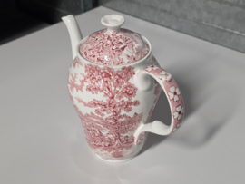 Engels rood Meakin Coaching Days koffiepot 16 cm