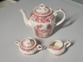 Villeroy en Boch Burgenland rood Koffiestel Theestel