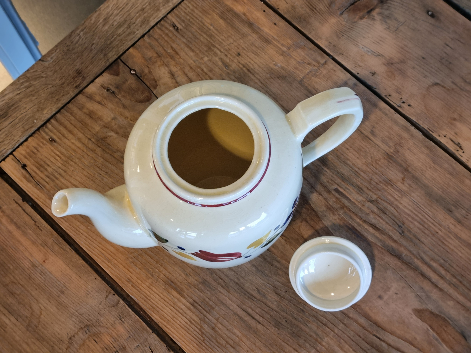 Boerenbont 417 Societe Ceramique Koffiepot (creme)