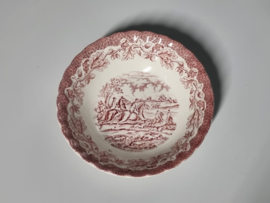 Engels rood Jachtservies Myott's Country Life Serveerschaal 16 cm
