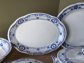 Engels blauw Ethelwyn Bishop & Stonier compleet servies 10 personen