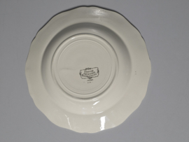 Frans Sarreguemines Obernai diep bord 25 cm (schuurtje)