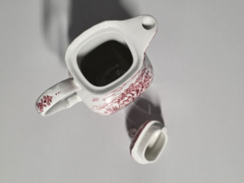 Engels rood Jachtservies Myott's Country Life Mokka pot