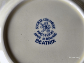 Beatrix Societe Ceramique Gebakstel 8-pers (vierkant model Art-Deco)