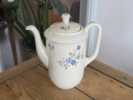 Mosa Maastricht koffiepot theepot blauwe bloem