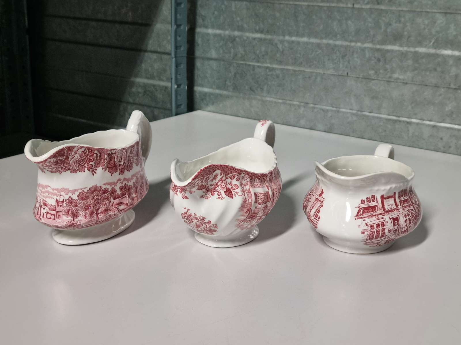 Engels rood Set 3x mix & match sauskommen