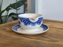 Regout Castillo Old England blauw Sauskom rond model