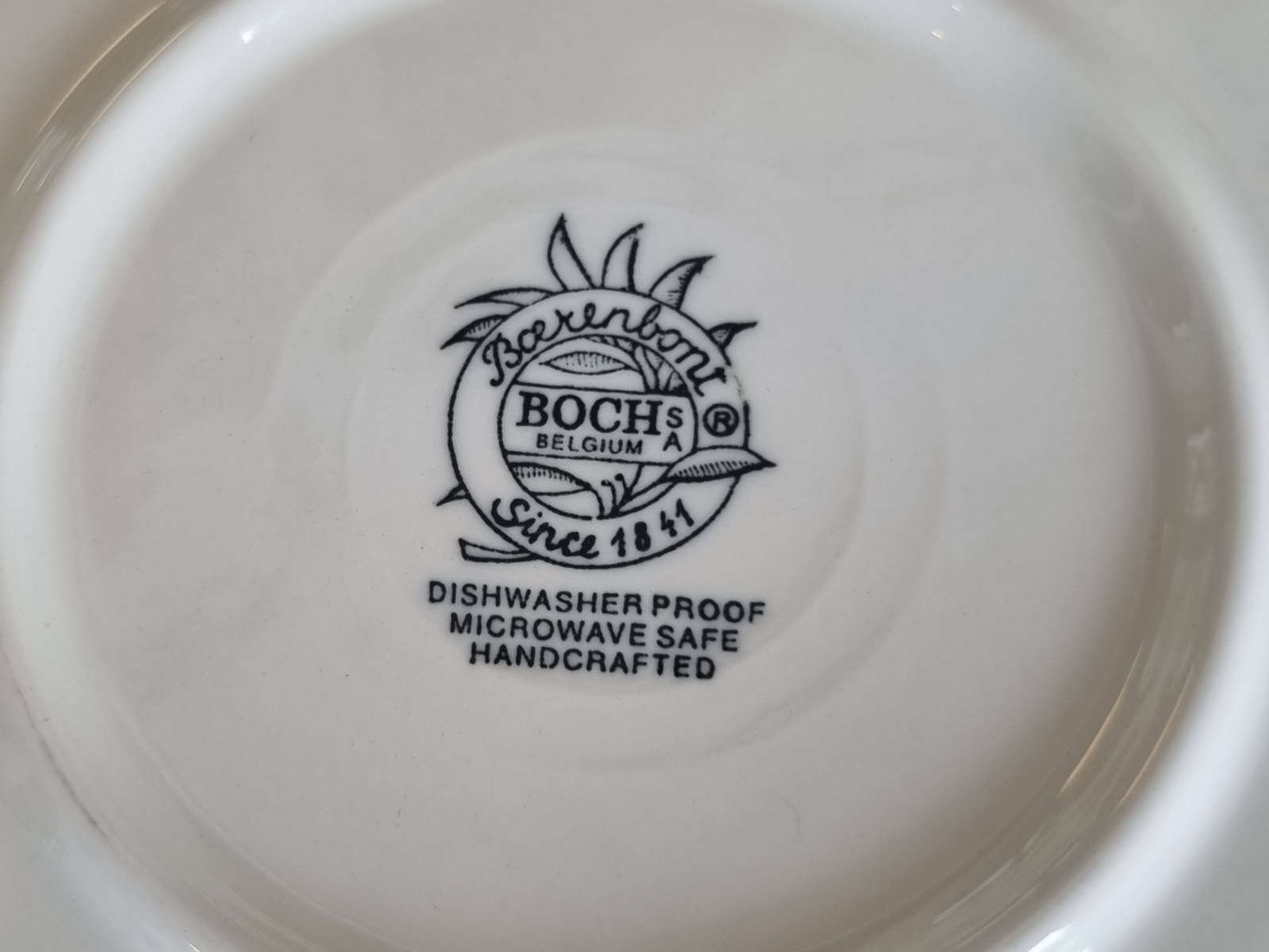 Boerenbont Boch set 6x Diep Pasta Curry Bord 22,5 cm (Nieuwste Boch)
