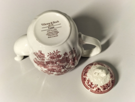 Villeroy en Boch Fasan rood Koffiepot nr. 2