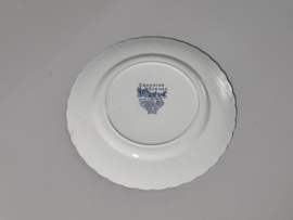 Engels blauw Meakin Coaching Scenes ontbijtbord 20 cm