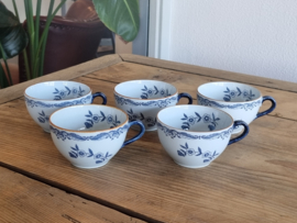 Rorstrand Ostindia East Indies set 5x losse Thee Kopjes 8 cm (Aardewerk)