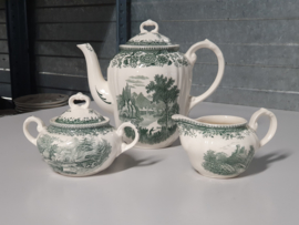 Villeroy en Boch Burgenland groen Koffiestel Theestel