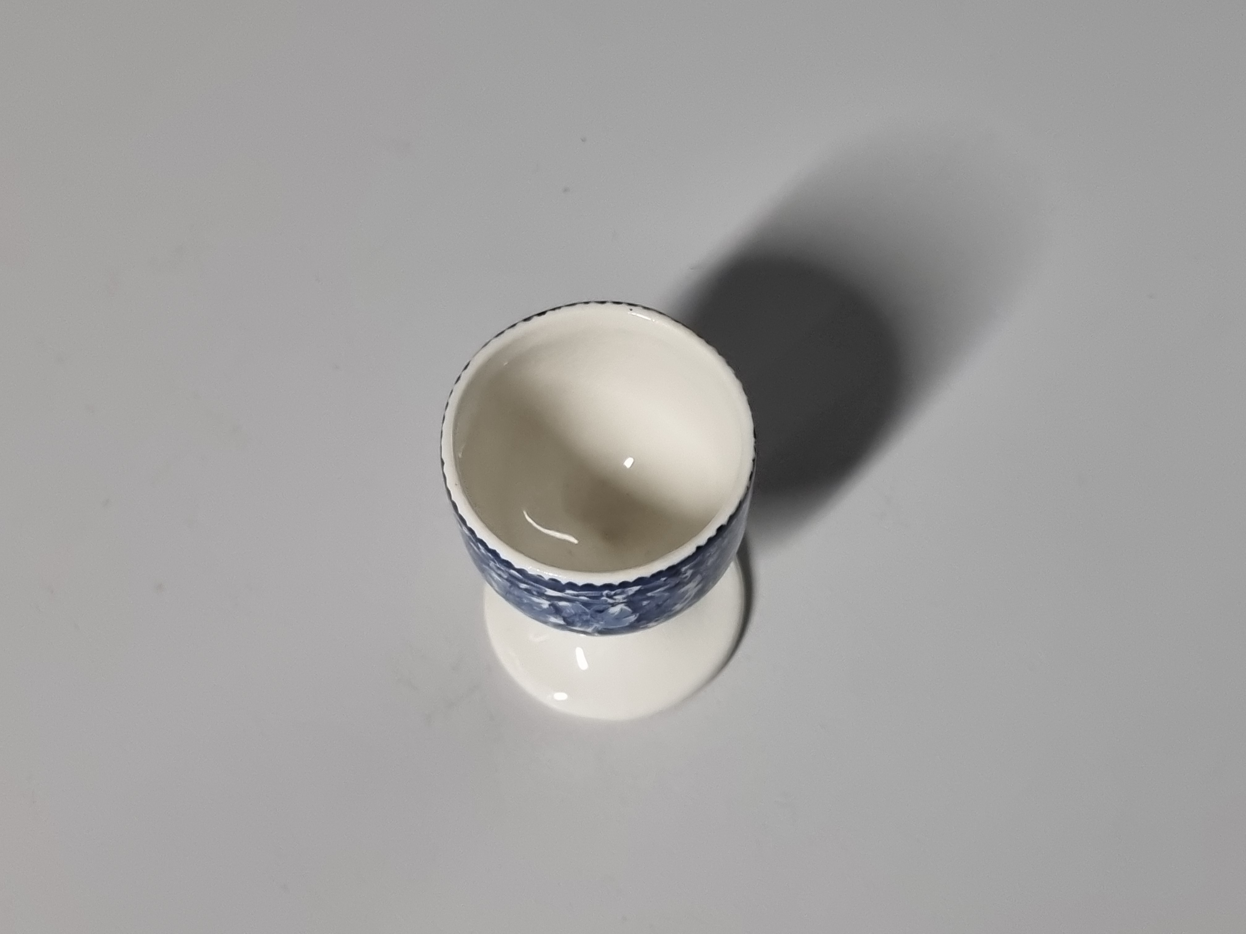 Engels blauw Enoch Wedgwood Woodland Eierdopje