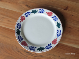 Oud Boerenbont Societe Ceramique 483a robuust serveerbord | visbord 36 cm