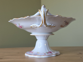 Petrus Regout Portici tazza, hoge schaal op voet met zeldzame oren (model Wellington)