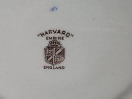 Engels gekleurd Empire England Harvard diep bord 26 cm