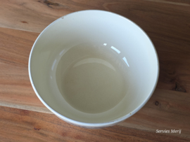 Landschap zwart Societe Ceramique hoge ronde schaal 20 cm (2x chipje bovenrand)