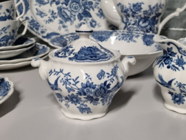 Engels Ridgway Windsor blauw Ontbijtservies 8-pers.