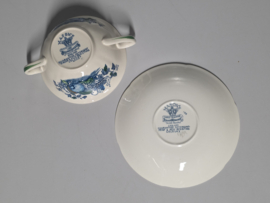 Engels Mason's Fruit Basket soepkom met schotel