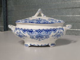 Boch BFK decor Dordrecht blauw kleinste Dekschaal Terrine