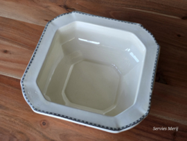 Landschap zwart Societe Ceramique hoge schaal 23- 24 cm (hoekig model)