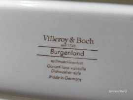 Villeroy en Boch Burgenland rood rechthoekige schaal 34 cm