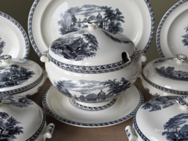 Wedgwood Lugano complete dinerset 12 personen
