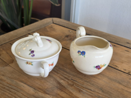 Regout creme Boudewijn Pioenroos Roomstel