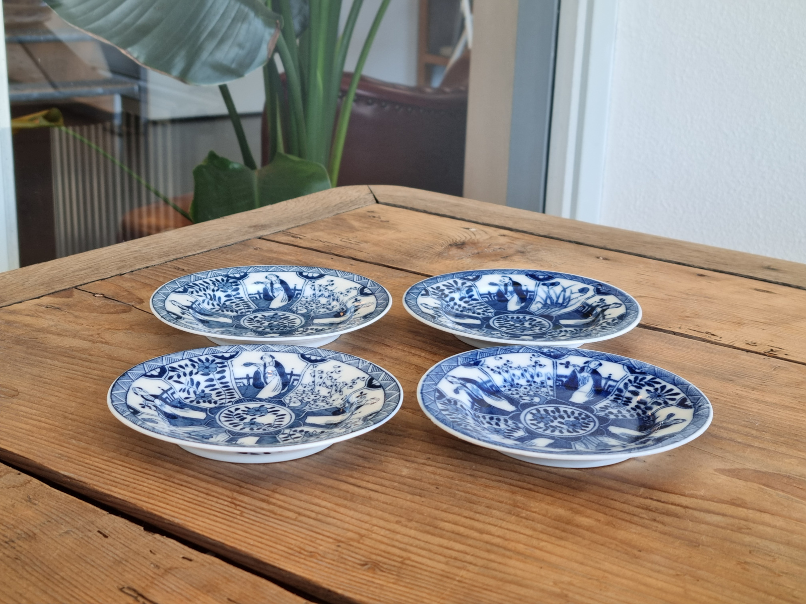 Mosa Maastricht Lange Lijs set 4x bordje 12,5 cm
