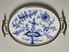 Zwiebelmuster onbekend merk Dienblad op pootjes 30 cm