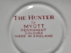 Engels rood The Hunter by Myott set 6x Kop en schotel