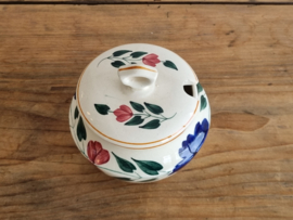 Boerenbont 418 Societe Ceramique Jampotje (haarlijntje deksel)
