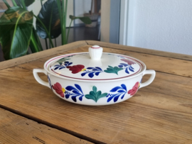 Oud Boerenbont Regout Royal Sphinx Dekschaal Terrine 18 cm