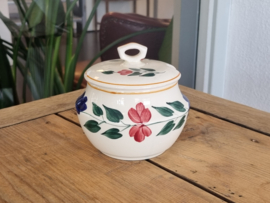 Boerenbont 418 Societe Ceramique Jampotje (haarlijntje deksel)