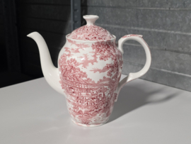 Engels rood Meakin Coaching Days koffiepot 16 cm