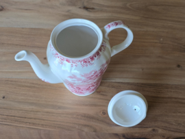 Engels rood Meakin Romance koffiepot 18 cm