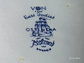 Rorstrand Ostindia East Indies Botervloot (Aardewerk)