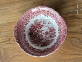 Engels rood Grindley Country Style ovale schaal 21 cm