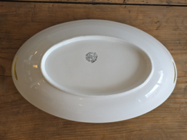 Societe Ceramique Christiania geel Broodschaal