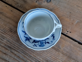 Blue Danube set 6x Espresso kopje met schotel 6,5 cm